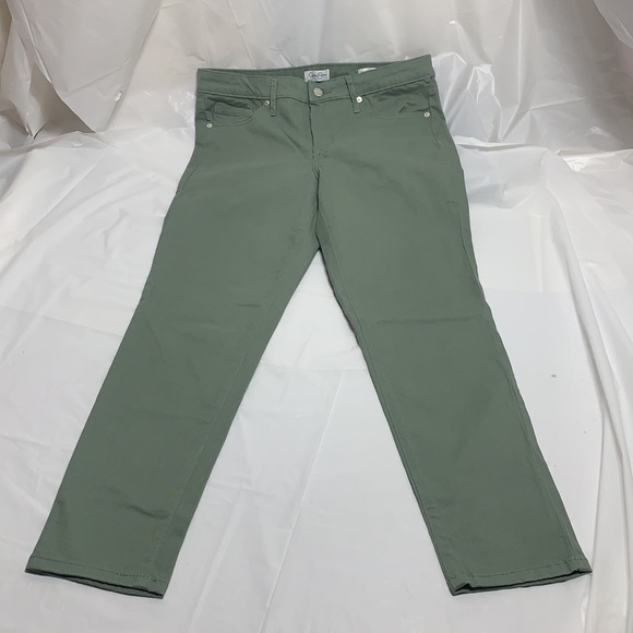 WOMEN’S Jessica Simpson Xanadu green High Rise Skinny Ankle Jean Size 8 - Picture 1 of 9